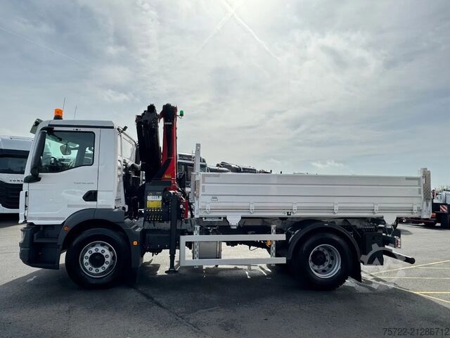 3 oldalú billenő MAN TGM 18.320 4x2 BB 3-Seiten Krankipper Palfinger