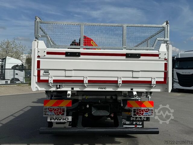 3 oldalú billenő MAN TGM 18.320 4x2 BB 3-Seiten Krankipper Palfinger