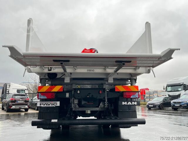 3 oldalú billenő MAN TGS 26.480 6x4 BL Krankipper Fassi F195.A.2.24