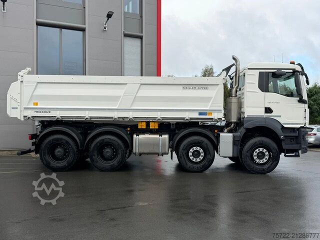 3-zijdige kipper MAN TGS 41.480 8x4 BB mit Meiller 3-Seitenkipper