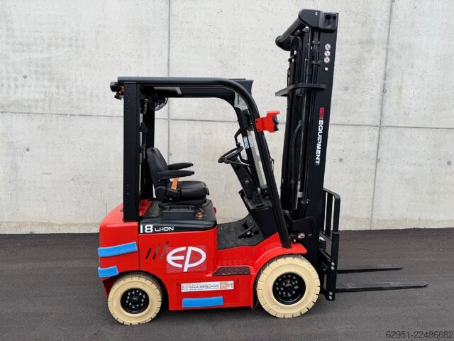 Elektrisk 4 -hjulig gaffeltruck EP EFL 183 LI ION