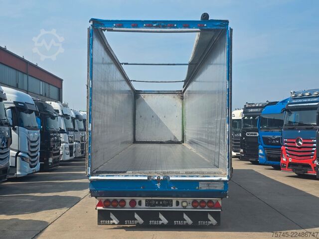 Gesloten oplegger STAS S300ZX * SCHUBBODEN * 2X LIFT * 2X PALETTENK. *