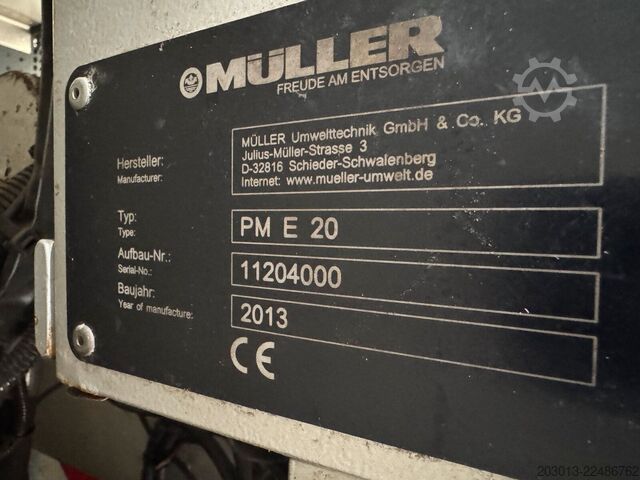 Cistercijsko vozilo za vakuumsko izvlačenje MAN TGM 15.290 Kanalreiniger HD Pumpe Müller Aufbau
