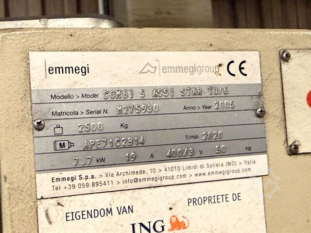 Dupla testerica za kose rezove EMMEGI COMBI 5 ASSI STAR TU/6