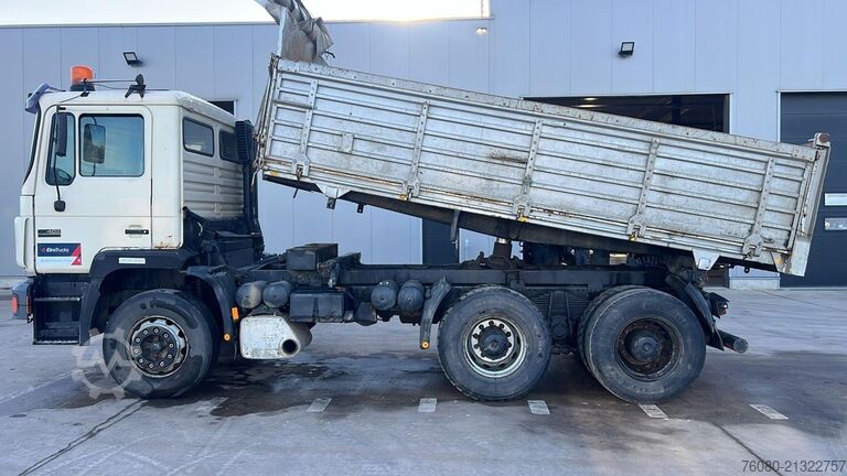 3 oldalú billenő MAN 27.402 (6 CYLINDER / LAMES / STEEL SUSP. / BIG ...