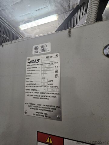 Függőleges megmunkáló központ HAAS VF-4SS