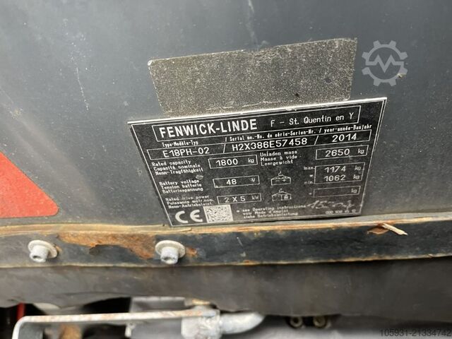 Elektrisk 4 -hjulet gaffeltruck Linde E18PH-02