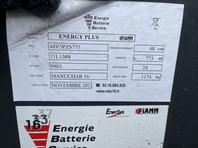 Elektrisk 4 -hjulet gaffeltruck Linde E18PH-02