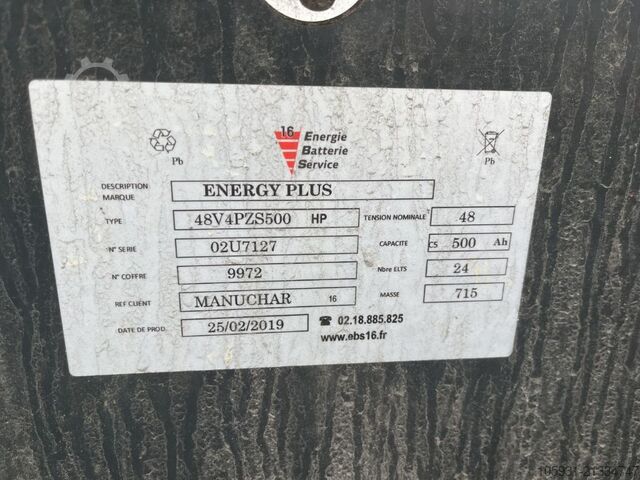 Elektrisk 3 -hjulet gaffeltruck Linde E16C-01