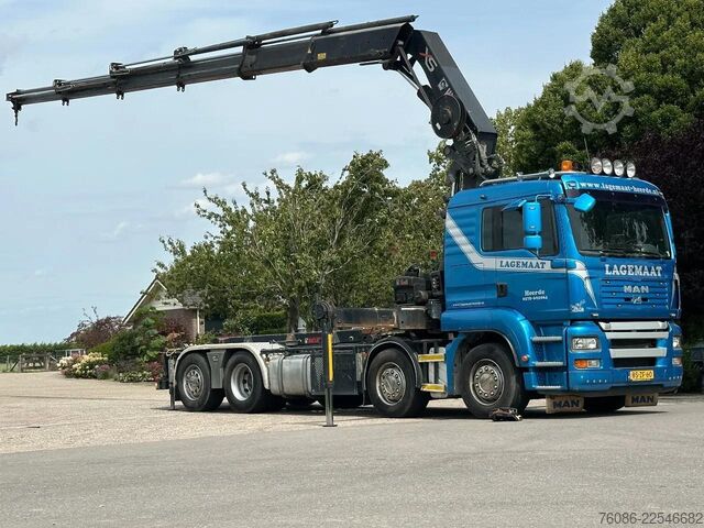 Containertransport (kabelsysteem) MAN TGA 35.440 8x2 HIAB 37TM!!RADIO REMOTE/CONTAINE...