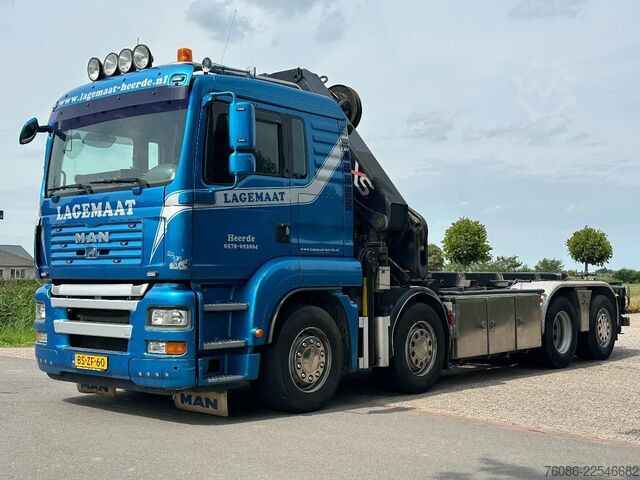 Containertransport (kabelsysteem) MAN TGA 35.440 8x2 HIAB 37TM!!RADIO REMOTE/CONTAINE...