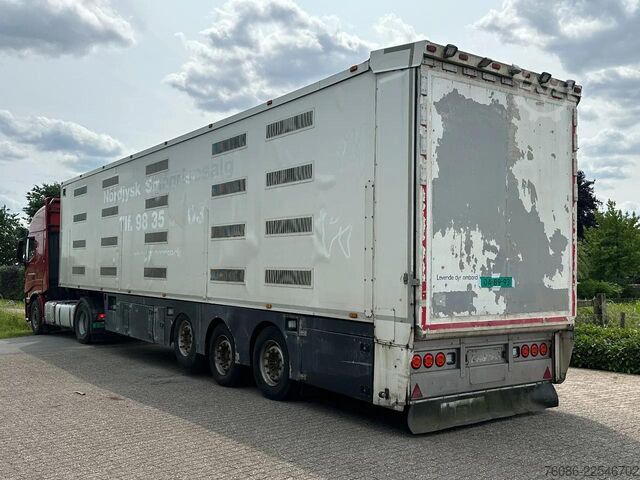 Transporte de gado Berdex NO BERDEX HMK 4 stock livestock trailer SPF