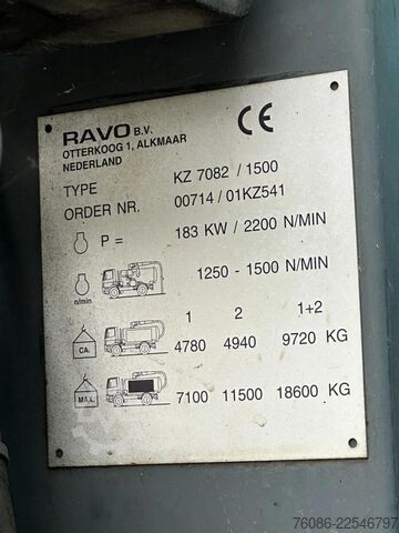 Sugekøretøj DAF CF 75.250 WITH RAVO KZ7082/150 VACUUM / CHANNEL...