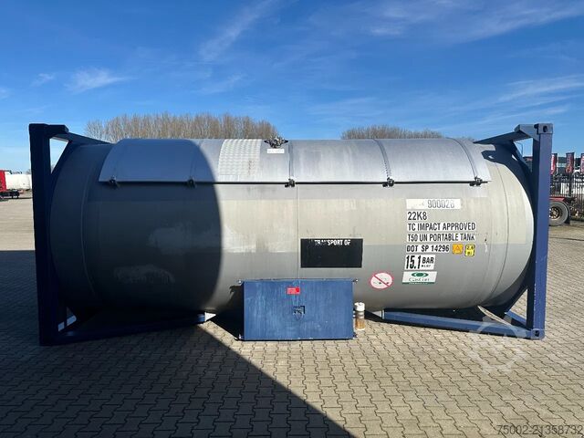 Tank konteyneri Diversen 20FT ISO T50 Gastank / T50 / 25.000L / MAWP: 15...
