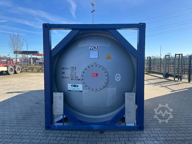 Tank konteyneri Diversen 20FT ISO T50 Gastank / T50 / 25.000L / MAWP: 15...