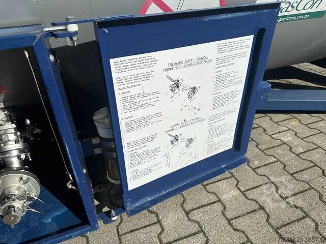 Tank konteyneri Diversen 20FT ISO T50 Gastank / T50 / 25.000L / MAWP: 15...