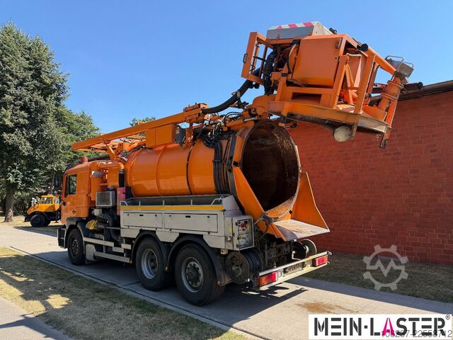 Vacuümtankwagen MAN 27.460 Müller Saug HD Spüler 13m³ +  FB