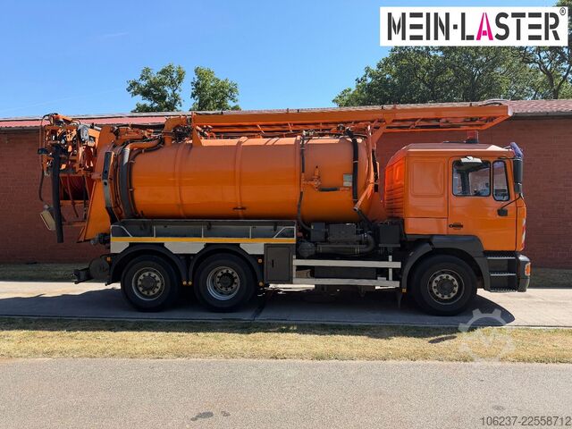 Vacuümtankwagen MAN 27.460 Müller Saug HD Spüler 13m³ +  FB