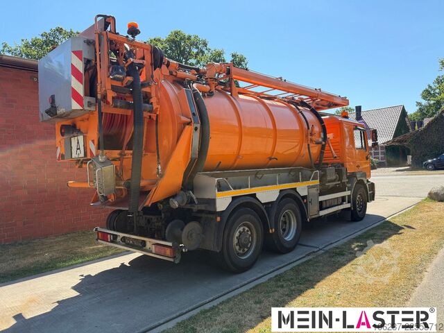 Vacuümtankwagen MAN 27.460 Müller Saug HD Spüler 13m³ +  FB