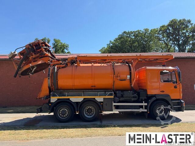 Vacuümtankwagen MAN 27.460 Müller Saug HD Spüler 13m³ +  FB