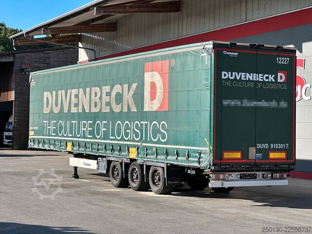 Open oplegger met zeil KRONE SD Pritsche + Plane Mega Edscha-Verdeck
