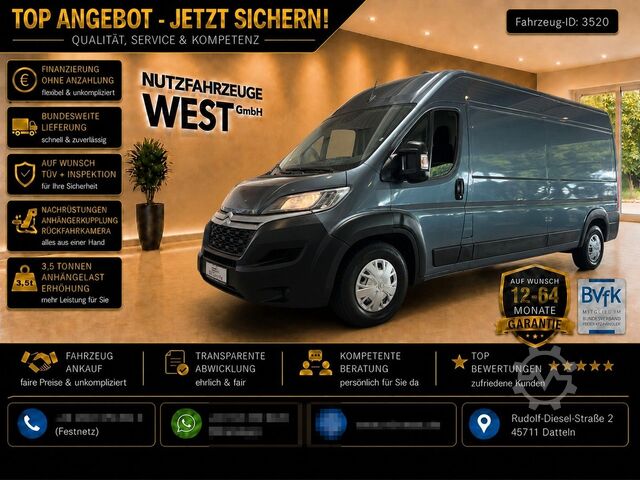 Bestelwagen met verhoogd dak Citroën Jumper 2,2 Blue-HDI L2-H2*Hoch+Lang*Garantie*