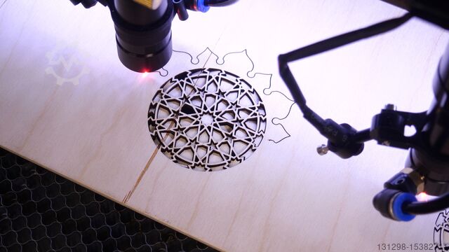 2 lasermachine 1600x1000mm CO2 Wattsan 1610 Duos ST