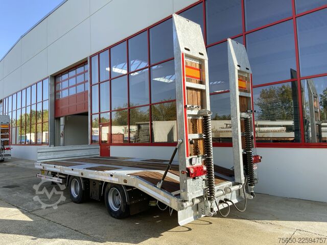 Remorcă cu platformă joasă Möslein TT21- 7,2  21 t Tandemtieflader, Luftgefedert, NEU