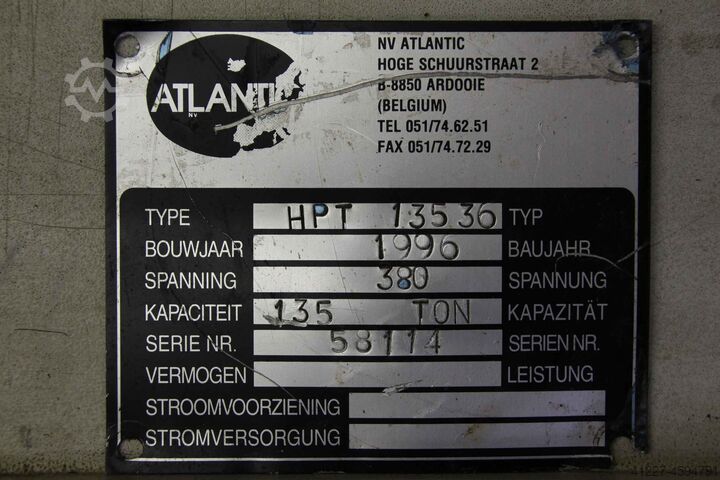 Hydraulische pomp Atlantic** HPT 13536