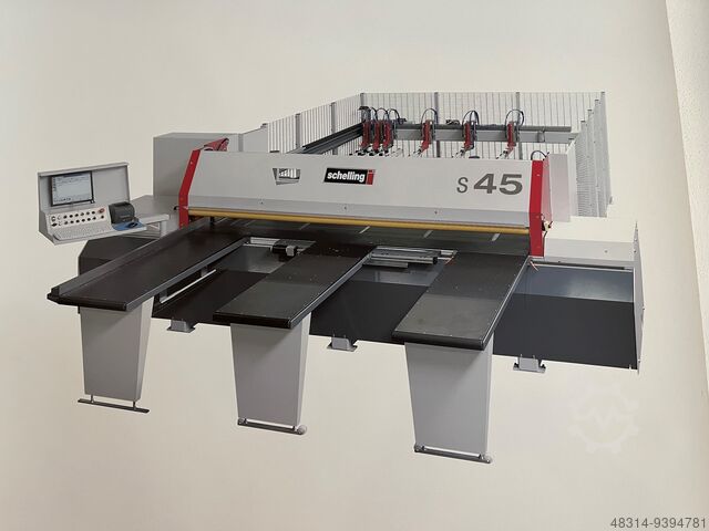 Panelstorlekssåg för trämaterial Panhans s45 Speed 420-320, Visioline