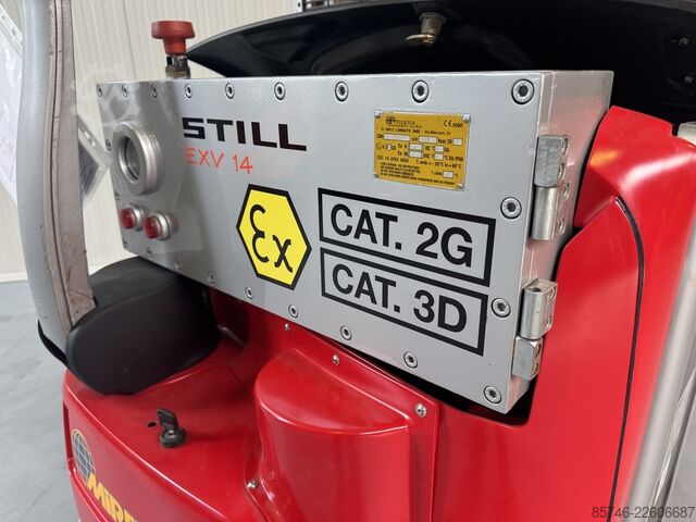 EXV 14 C * DEMÓ * Atex EX * Miretti 2G / Z1 & 3D / Z22 * ÚJ akkumulátor !! STILL EXV 14 C * DEMO * Atex EX * Miretti 2G / Z1 & 3D / Z22 * NEW battery !!