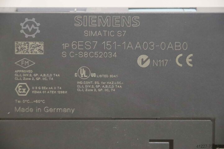 Módulo de interfaz Profibus Siemens** 6ES7 151-1AA03-OABO