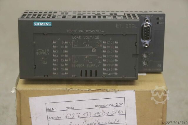 Blok elektroniki ET 200L Siemens 6ES7 133-1BL01-OXBO