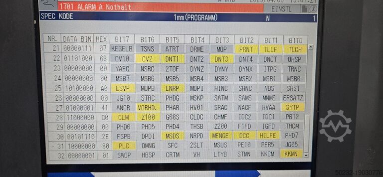 Centro di lavoro orizzontale Okuma MB 500 H