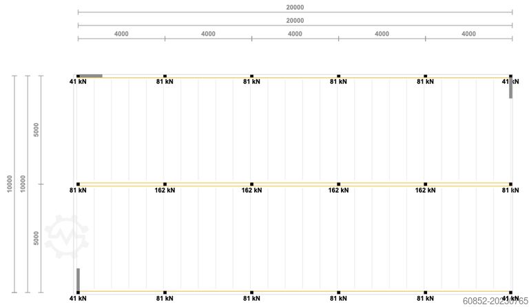 Plattform för lagring 10x20m Lagerbühne , Belastung : 500kg/qm Unterkante: 3m ,ca. 200qm , Systembühne