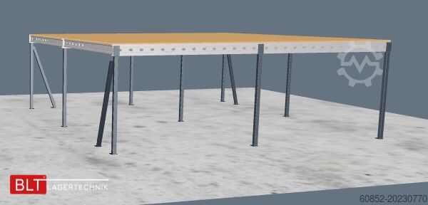 Plattform för lagring 10x10m Lagerbühne , Belastung : 500kg/qm Unterkante: 3m ,ca. 100qm , Systembühne
