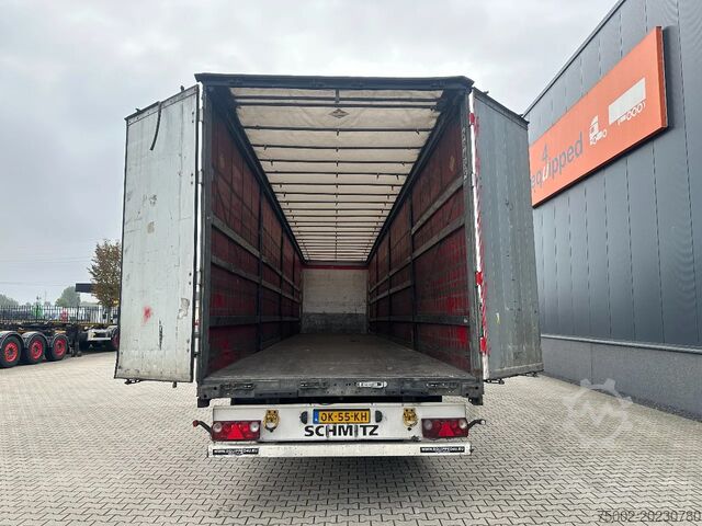 Skjutbara presenningar Schmitz Cargobull discbrakes, 2x liftaxle, galvanized, Int. heigh...