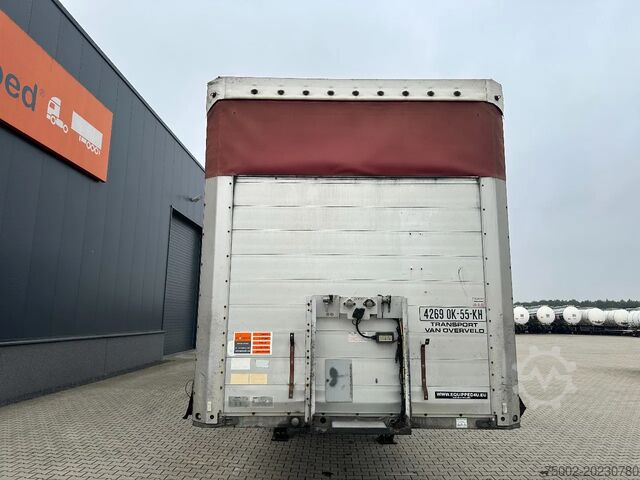 Skjutbara presenningar Schmitz Cargobull discbrakes, 2x liftaxle, galvanized, Int. heigh...