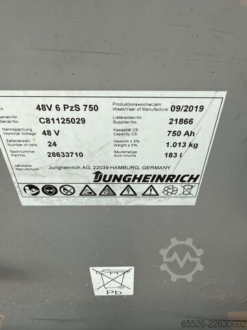 Elektromos négykerekű targonca Jungheinrich EFG 320 / STVZO / nur 1955 Std.