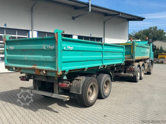 Camião basculante MERCEDES-BENZ Actros 3344 AK 6x6 Allrad Meiller Bordmatik Klim