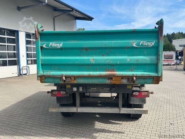Reboque basculante trilateral FLIEGL 18t Tandem Stahl 3-Seiten Kipper