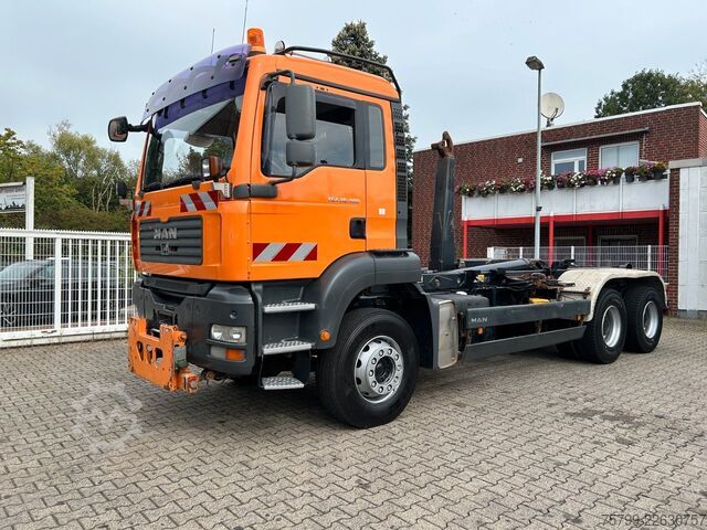 Abrollkipper MAN TGA 26.400 MEILLER Abroller mit 13t Achsen 6x4