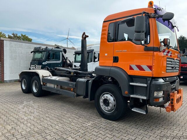 Abrollkipper MAN TGA 26.400 MEILLER Abroller mit 13t Achsen 6x4