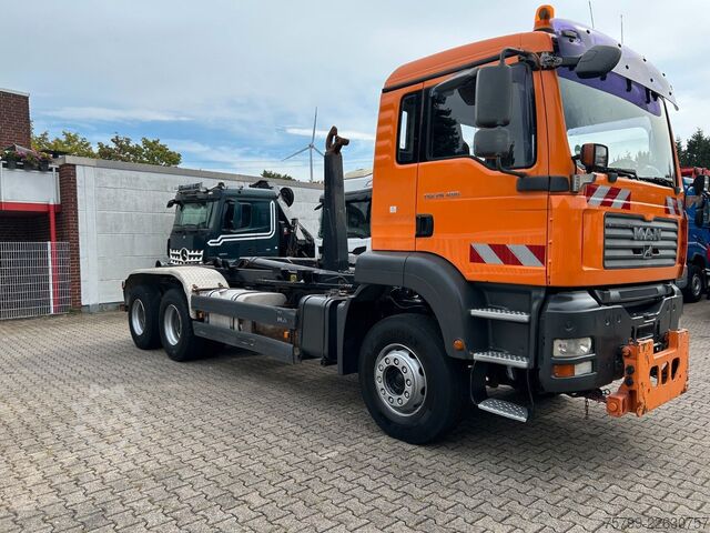Abrollkipper MAN TGA 26.400 MEILLER Abroller mit 13t Achsen 6x4