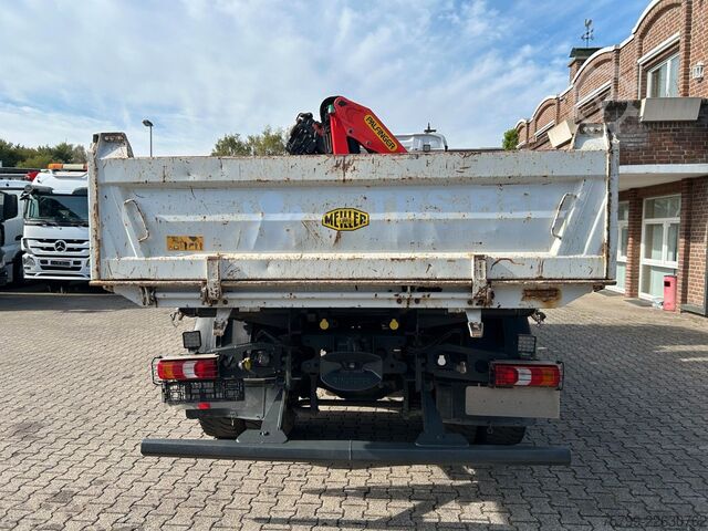 Dreiseitenkipper LKW MERCEDES-BENZ 1835 Arocs 3Skipper MEILLER + PK14501 SLD5 Kran
