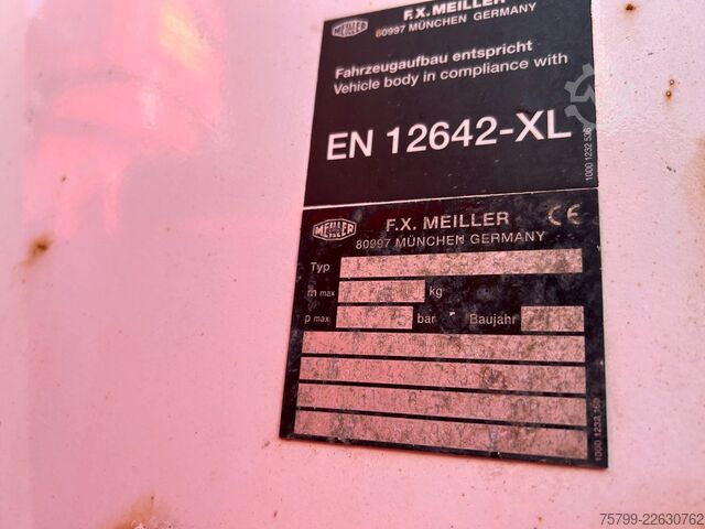 Dreiseitenkipper LKW MERCEDES-BENZ 1835 Arocs 3Skipper MEILLER + PK14501 SLD5 Kran