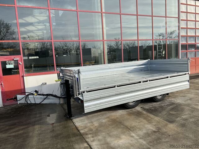 Billenő pótkocsi Möslein TTD 19 B  19 t Tandemkipper- Tieflader, Breitbereifung