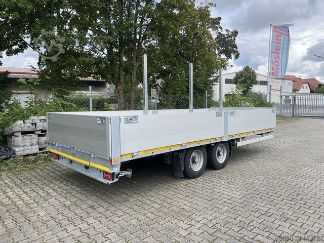 Nyitott pótkocsi Möslein THT 11- G 7,2  Tandem- Pritschenanhänger- Tieflader