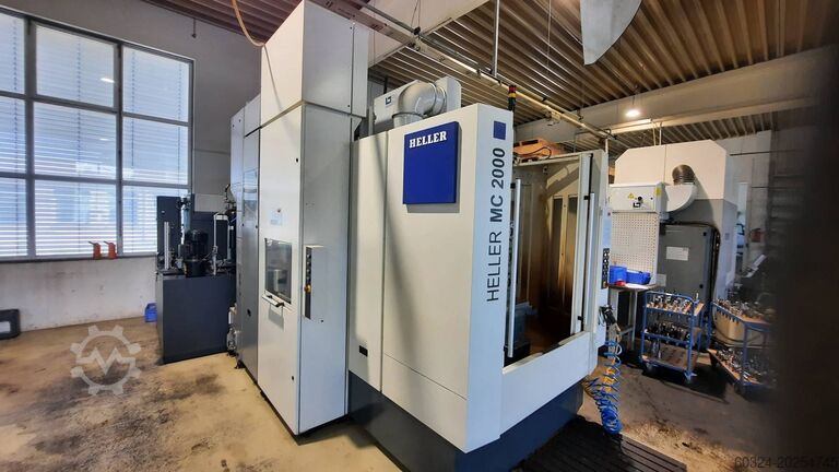 CNC - megmunkálóközpont - vízszintes HELLER MC 2000