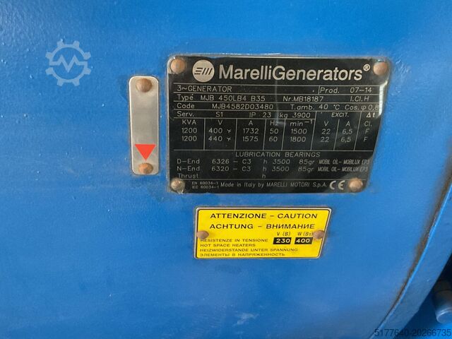 Aggregat Cummins QST30G2, 1200KVA, Brand new